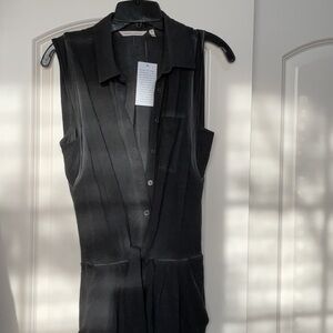 Soft Surroundings Black Modern Jumpsuit with Fitted Waist